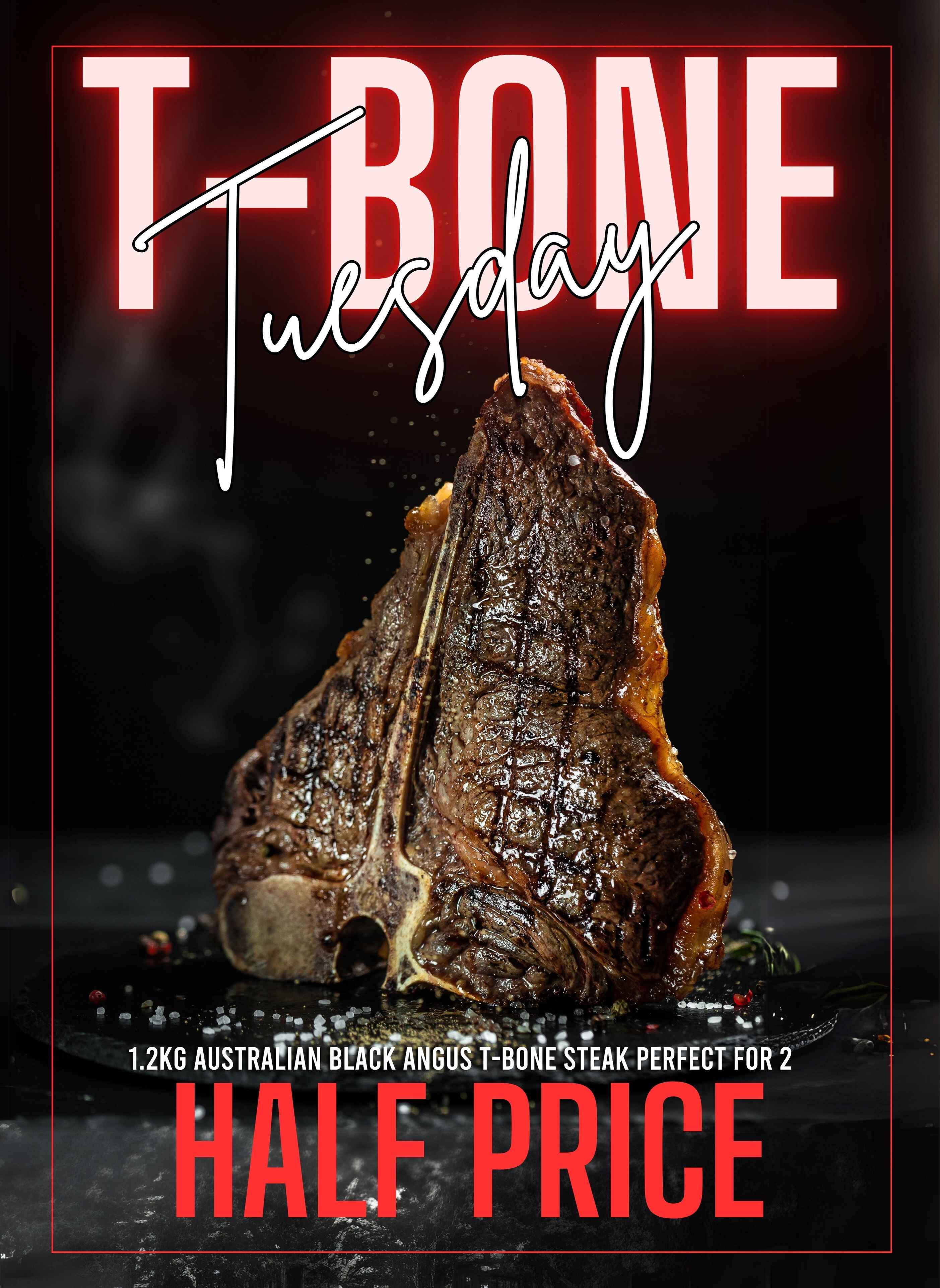 T-Bone Tuesday promotion poster